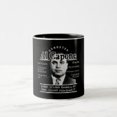 Gangster Al Capone Zweifarbige Tasse (Mittel)