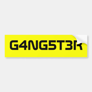 Gangster!! Autoaufkleber