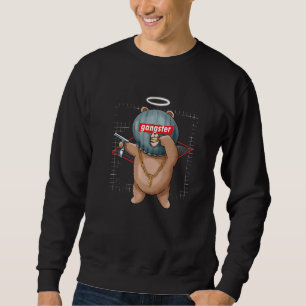 Gangster Bear Teddy Sweatshirt