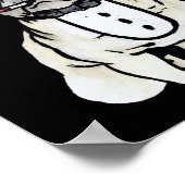 Gangster Bouledogue Français Poster (Ecke)