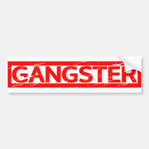 Gangster-Briefmarke Autoaufkleber