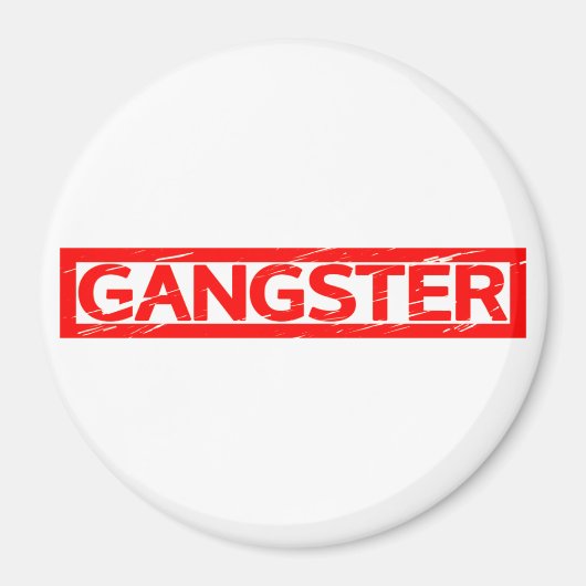 Gangster-Briefmarke Magnet (Vorne)