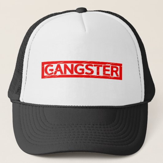Gangster-Briefmarke Truckerkappe (Vorderseite)