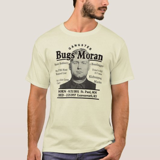 Gangster Bugsy Siegel T-Shirt (Vorderseite)