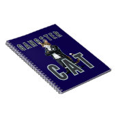Gangster Cat Bad Boy Notizblock (Rechte Seite)