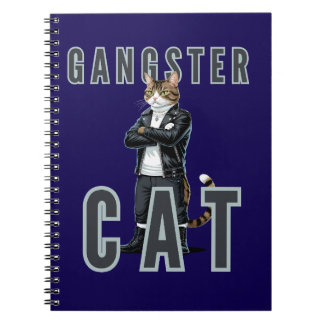 Gangster Cat Bad Boy Notizblock