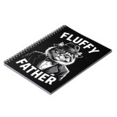 Gangster Cat Fluffy Vater Notizblock (Linke Seite)