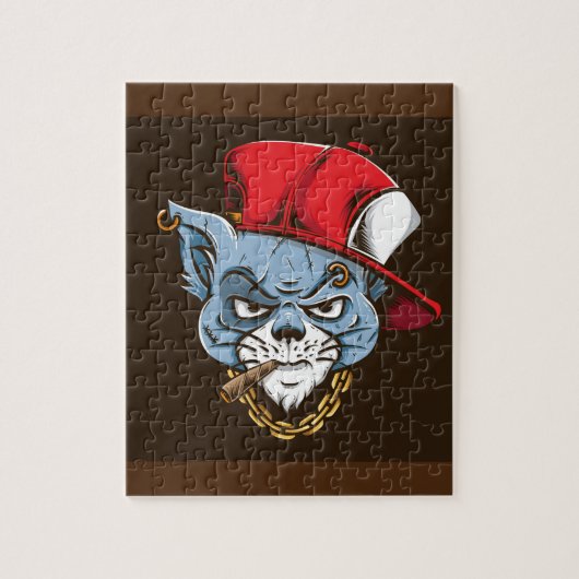 Gangster Cat Puzzle (Vertikal)