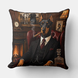 Gangster Dobermann Kissen
