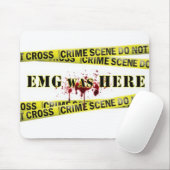 GANGSTER E/M/G waren hier Mausunterlage Mousepad (Mit Mouse)