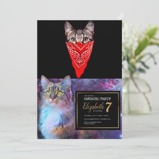 Gangster Einladung (Stehend Vorderseite)