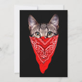 Gangster Einladung (Rückseite)