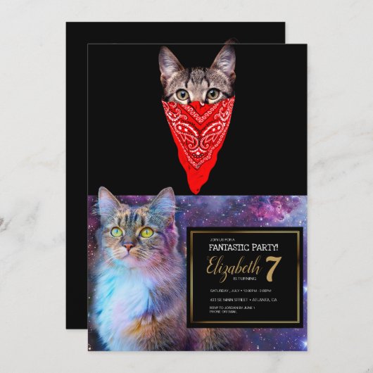 Gangster Einladung (Vorne/Hinten)