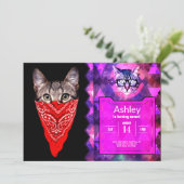 Gangster Einladung (Stehend Vorderseite)