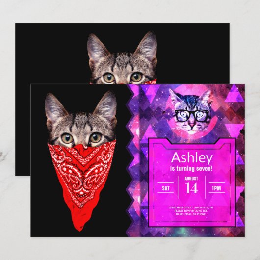 Gangster Einladung (Vorne/Hinten)