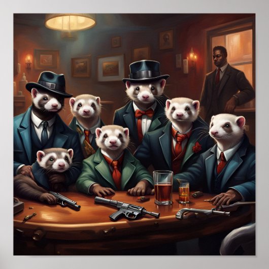 Gangster Ferrets Poster (Vorne)