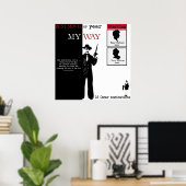 Gangster-Filmplakat für Ihr Portrait Poster (Heimbüro)