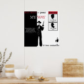 Gangster-Filmplakat für Ihr Portrait Poster (Küche)