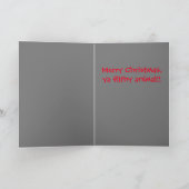 Gangster Französisch Bulldog Filthy Karte (Innenseite)