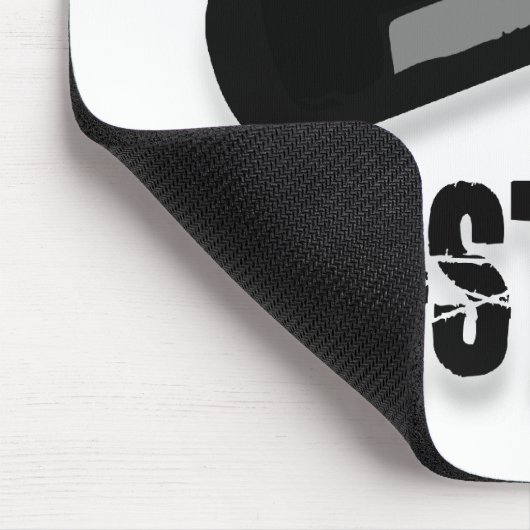 Gangster-Gewehr Mousepad (Ecke)