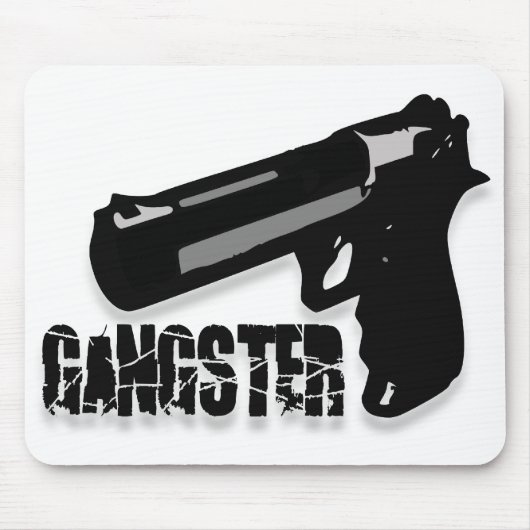 Gangster-Gewehr Mousepad (Vorne)