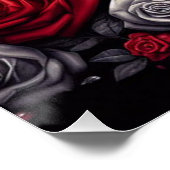 Gangster Girl Hip Hop chicano Art Grafik Poster (Ecke)