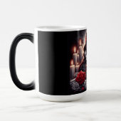 Gangster Girl Hip Hop chicano Art Grafik Verwandlungstasse (Links)