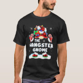 Gangster Gnome Red Plaid Gnomies Matching Family C T-Shirt (Vorderseite)