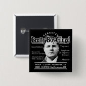 Gangster Hübsch Boy Floyd Button (Vorne & Hinten)