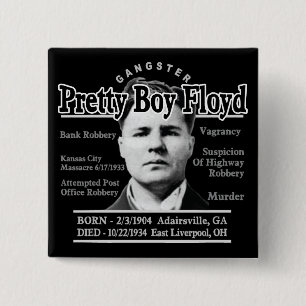 Gangster Hübsch Boy Floyd Button