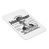 Gangster John Dillinger Magnet (Rechte Seite)