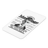 Gangster John Dillinger Magnet (Linke Seite)