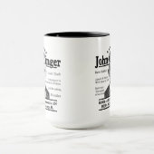 Gangster John Dillinger Tasse (Zentrum)