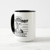Gangster John Dillinger Tasse (Vorderseite Links)