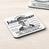 Gangster John Dillinger Untersetzer (Linke Seite)