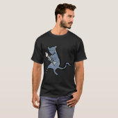 Gangster-Kätzchen T-Shirt (Vorne ganz)