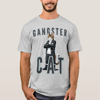 Gangster-Katze Böser Junge T-Shirt