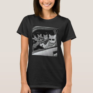 Gangster-Katzen-Meme Lustige Vintage-Kätzchen für T-Shirt