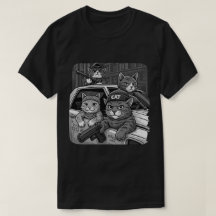 Gangster-Katzen- Street-Art-Design – Lustige urban