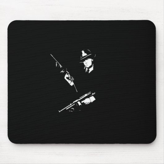 Gangster-Mausunterlage Mousepad (Vorne)