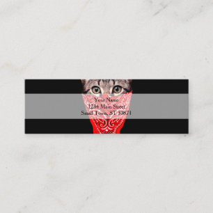 Gangster Mini Visitenkarte