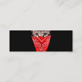 Gangster Mini Visitenkarte (Rückseite)