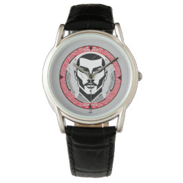 Gangster mit Narbe Design Armbanduhr