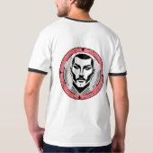 Gangster mit Narbe Design T-Shirt (Schwarz voll)