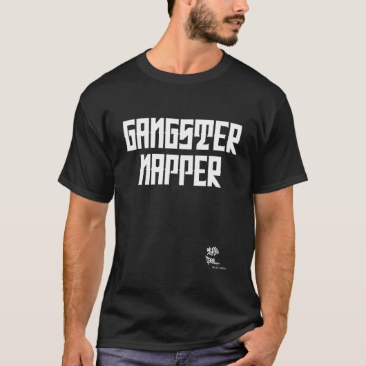 Gangster Napper Old School Rap Hip Hop Inspirierte T-Shirt (Vorderseite)