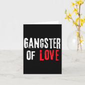 Gangster Of Love Valentines Day Festive Gift Karte (Gelbe Blume)