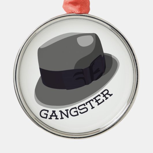 Gangster Ornament Aus Metall (Vorne)