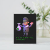 Gangster Postkarte (Stehend Vorderseite)