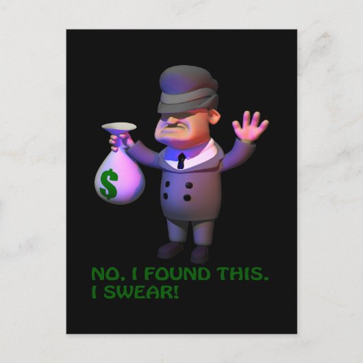 Gangster Postkarte (Vorderseite)