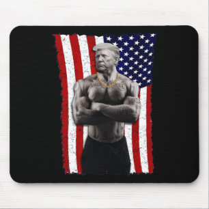 Gangster Pro Donald Trump Tattoo Republikaner Amer Mousepad